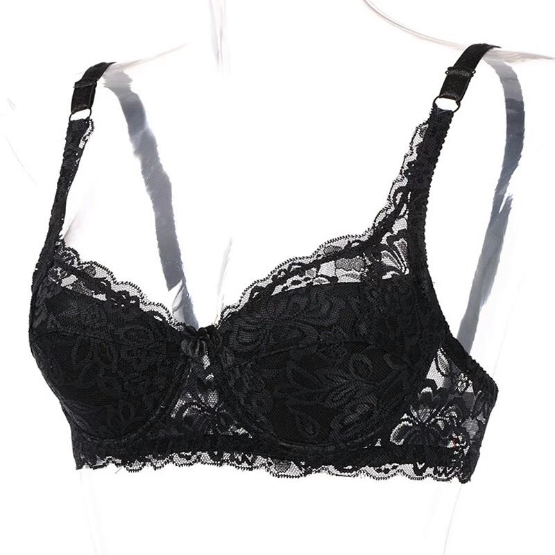Floral Lace Embroidered Wired Bra