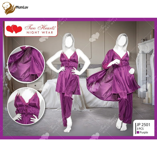 Ladies Sexy Nightwear Ultra-Soft Premium Quality Fabric 3PCS
